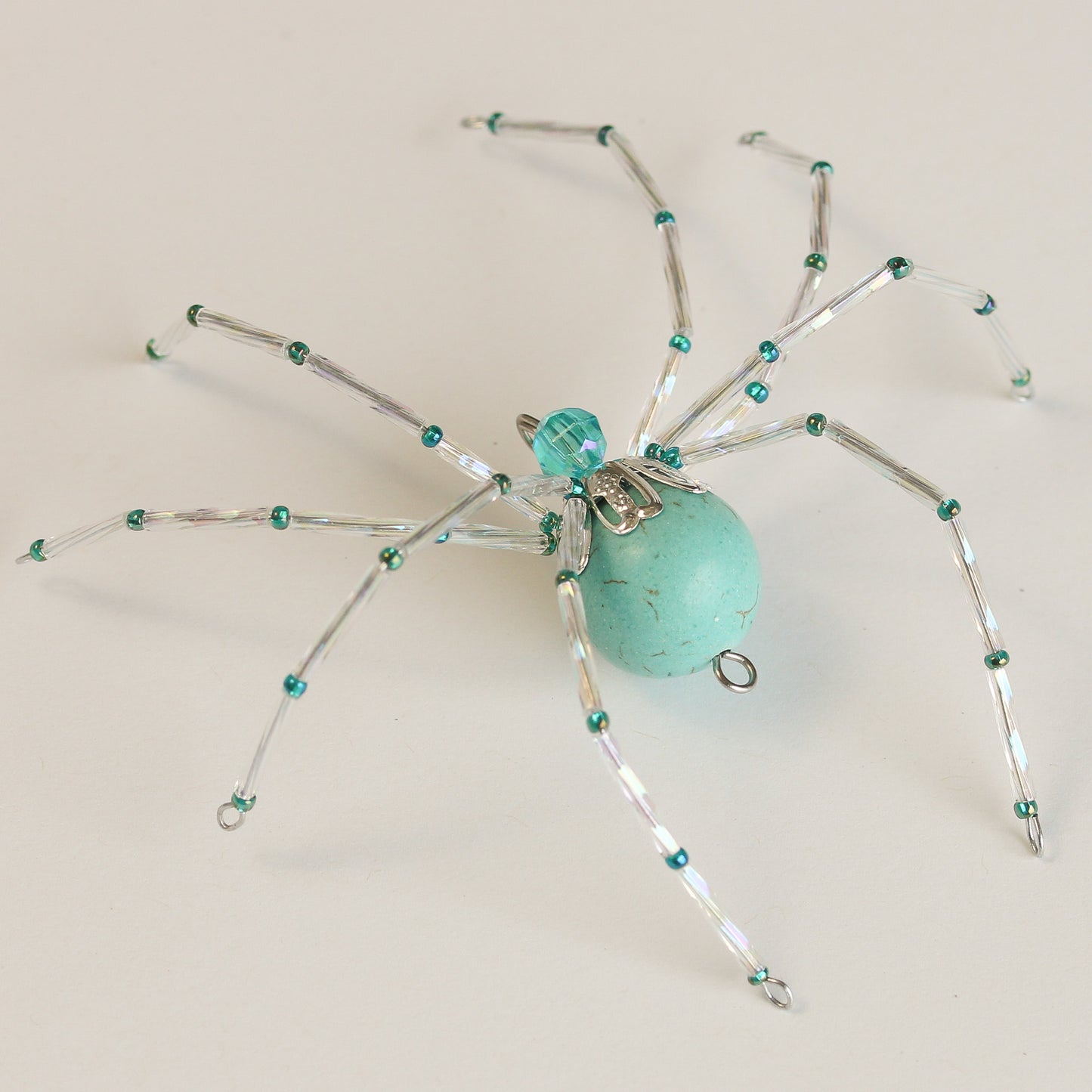 Beaded Spider Christmas Ornaments Set of 3 (CUSTOM FOR AMY P. - One of a Kind)