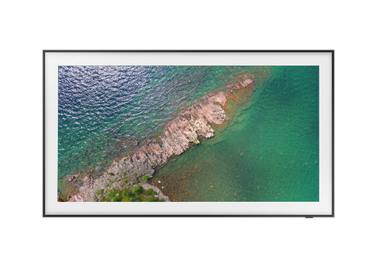 Samsung Frame TV Art: Aerial Lake Superior Photography - Driftwood Beach