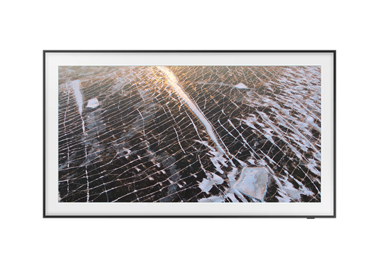 Samsung Frame TV Art: Aerial Lake Superior Photography - "Winter Solstice"