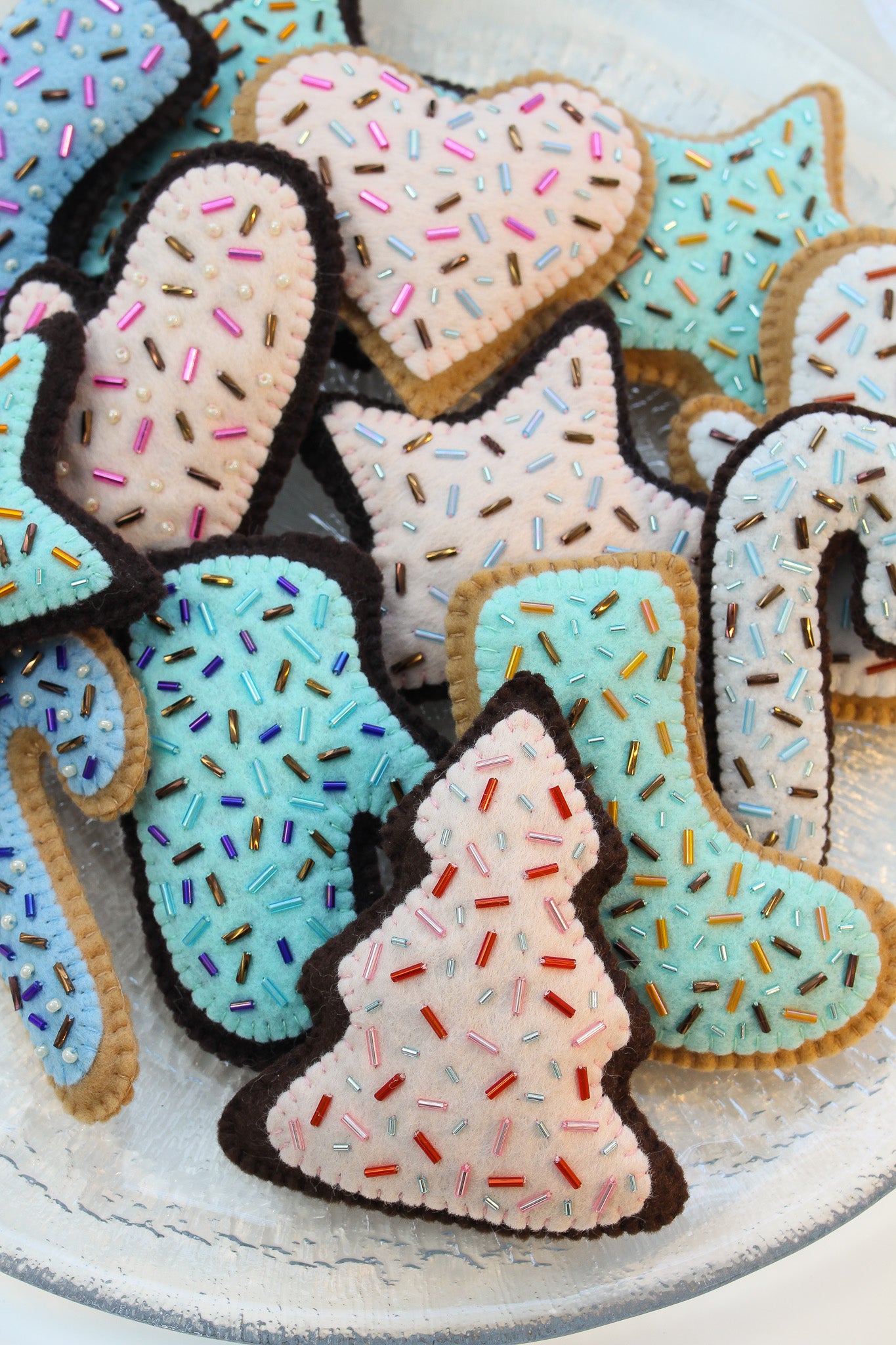 *Digital* Felt Cookie Ornament Pattern Set (x3) SECOND BATCH